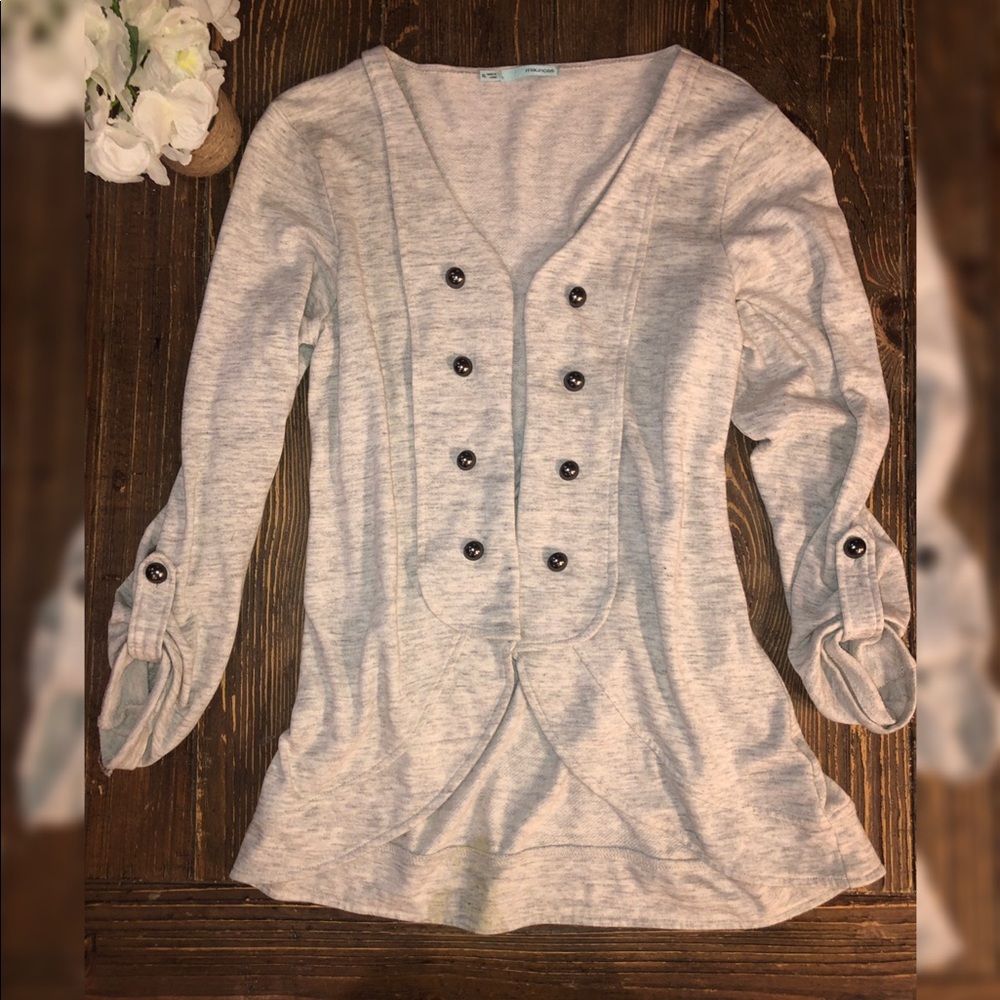 Heather gray Maurice’s cardi XL
